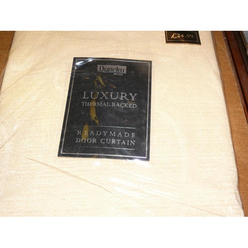 220 - NEW LUXURY THERMAL BACKED READY MADE DOOR CURTAIN 66