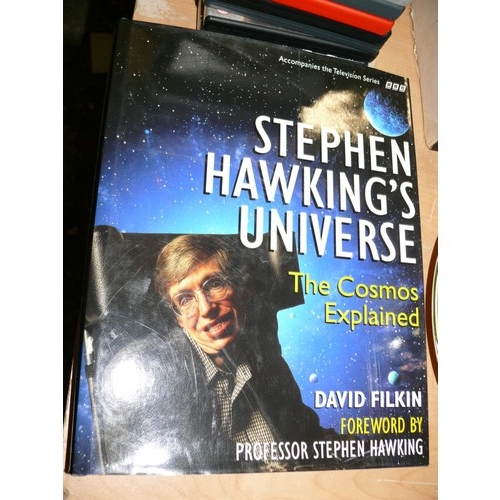 237 - 2 STEPHEN HAWKINS BOOKS A BRIEF HISTORY OF TIME AND THE COSMOS EXPLAINED