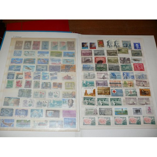 258 - LARGE STAMP ALBUM OF CANADIAN STAMPS