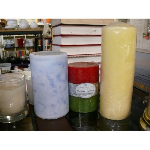 264 - MIXED COLLECTION OF VARIOUS CANDLES