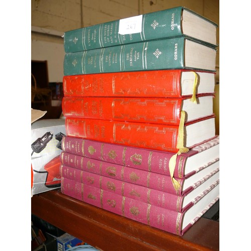 267 - SELECTION OF HARDBACK BOOKS TO INCLUDE 4 BY THE FOLIO SOCIETY