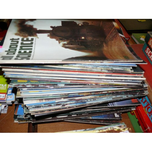 273 - 3 STACKS OF VARIOUS MAGAZINES COMBAT & SURVIVAL, ALL ABOUT SCIENCE AND 3D WORLD