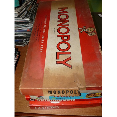 274 - COLLECTION OF VINTAGE GAMES TO INCLUDE MONOPOLY, SCRABBLE, SPIROGRAPH, CLUEDO, OPERATION ETC