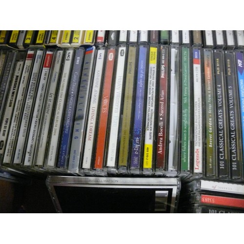 287 - LARGE BOX OF CDS TO INCLUDE FLEETWOOD MAC, TINA TURNER, BRUCE SPRINGSTEEN ETC