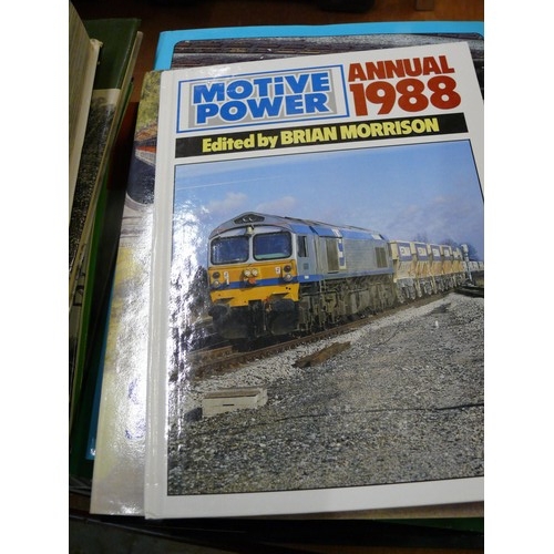 201 - LARGE COLLECTION OF RAILWAY AND TRAIN THEMED BOOKS