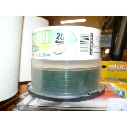 242 - SELECTION OF BLANK DISCS AND DISC REPAIR SYSTEM