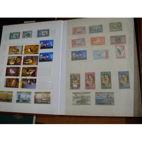 248 - ALBUM OF MIXED STAMPS TO INCLUDE CAYMEN ISLANDS, BRITISH VIRGIN ISLANDS, GRENADA, NEW ZEALAND ETC