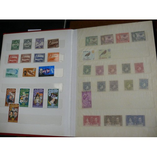 248 - ALBUM OF MIXED STAMPS TO INCLUDE CAYMEN ISLANDS, BRITISH VIRGIN ISLANDS, GRENADA, NEW ZEALAND ETC