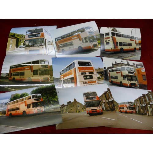 246 - COLLECTION OF VINTAGE BUS PHOTOS