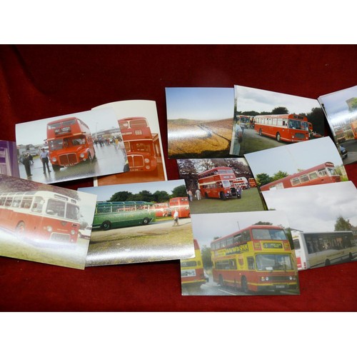 246 - COLLECTION OF VINTAGE BUS PHOTOS