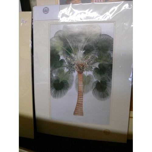 296 - LIMITED EDITION PRINT OF STRIP POKER BY BERYL COOK 195/650 PLUS 2 NEW ROYAL BOTANIC KEW GARDEN PRINT... 