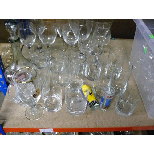 315 - LARGE COLLECTION OF GOOD QUALITY GLASSWARE