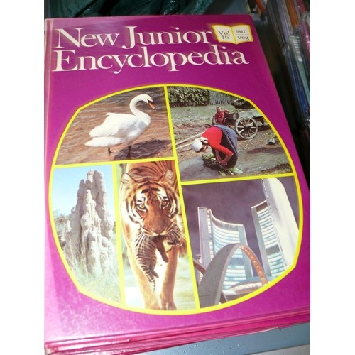 321 - SET OF NEW JUNIOR ENCYCLOPEDIAS VOL 1-18