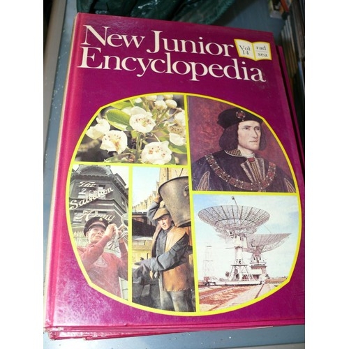 321 - SET OF NEW JUNIOR ENCYCLOPEDIAS VOL 1-18