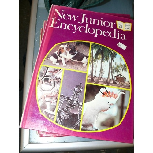 321 - SET OF NEW JUNIOR ENCYCLOPEDIAS VOL 1-18