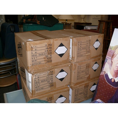 324 - 6 BOXES OF 12 PRISTINE CLEAN ANTI BACTERIAL HAND SANITISER