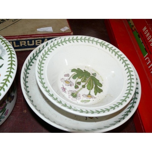 332 - COLLECTION OF PORTMEIRION BOTANICAL GARDEN CHINA TO INCLUDE TUREEN, CAKESTAND, BOWL AND JUG