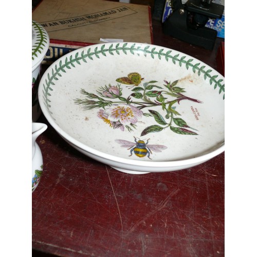 332 - COLLECTION OF PORTMEIRION BOTANICAL GARDEN CHINA TO INCLUDE TUREEN, CAKESTAND, BOWL AND JUG