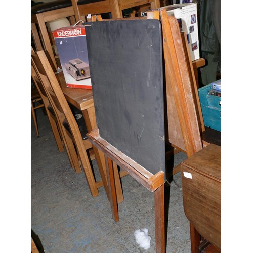 397 - VINTAGE A-FRAME BLACKBOARD/EASEL