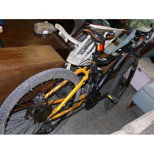 399 - DXT 2000 CROSS GENTS BIKE SHIMANO GEARS DISC BRAKES FRONT AND REAR SUSPENSION