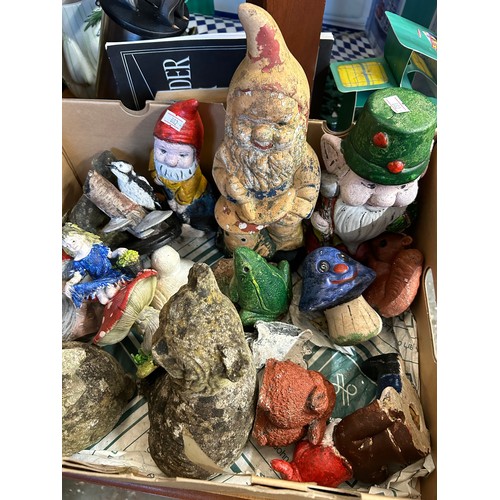 399B - GARDEN ORNAMENTS AND FIGURES. INC GNOMES, TOADS, RABBITS AND TOADSTOOLS.