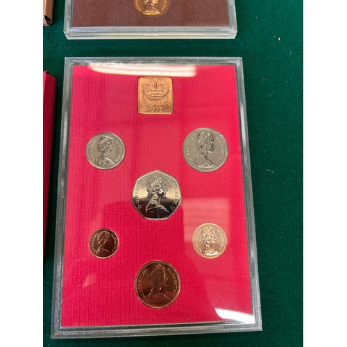 25 - 1973 & 1974 PROOF SETS OF COINS 