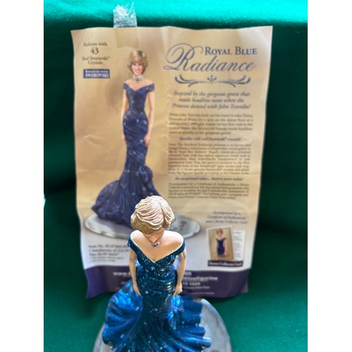 32 - A SWAROVSKI CRYSTAL DIANA PRINCESS OF WALES FIGURE 