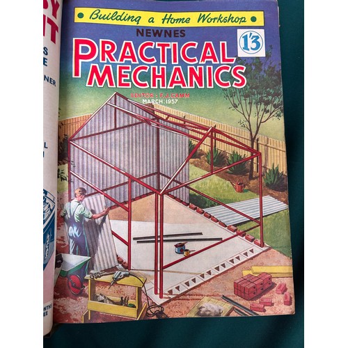 60 - 6 Volumes of Practical Householder from 1955 to 1962 - complete set - monthly magazines bound into 6... 