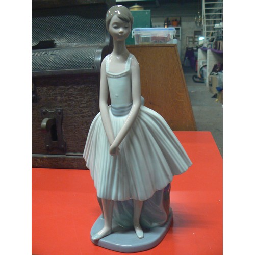 57B - Lladro Nao STANDING Ballerina Figurine