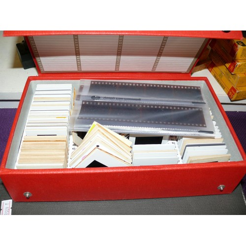 74 - 2 CASES OF PHOTOGRAPHIC SLIDES, MIXED SUBJECTS