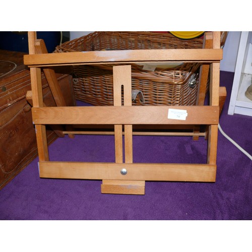 79 - WOODEN TABLE EASEL