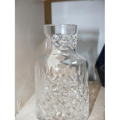 84 - STUART CRYSTAL - CARAFE AND GLASS WITH BOX