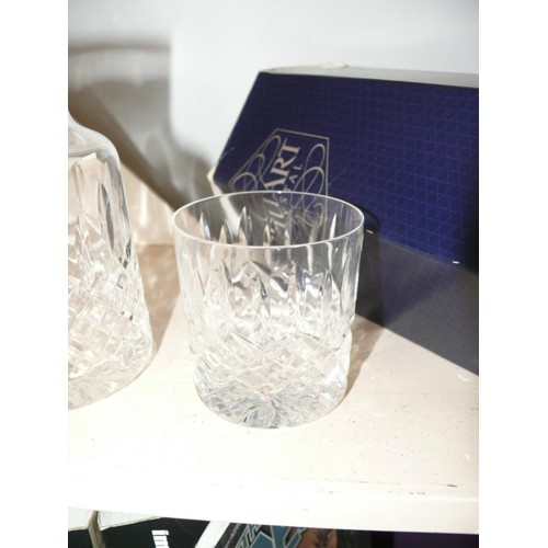 84 - STUART CRYSTAL - CARAFE AND GLASS WITH BOX