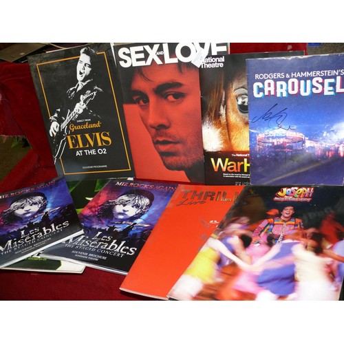 65 - NICE SELECTION OF THEATRE SOUVENIR  BROCHURES/ PROGRAMMES TO INCLUDE  LES MISERABLES,  WICKED, GRACE... 