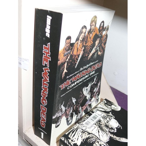 86 - THE WALKING DEAD- VOLUME 25 NO TURNING BACK, COMPENDIUM ONE, TWO AND THREE,