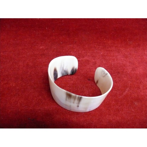 32 - BUFFALO HORN CUFF BRACELET