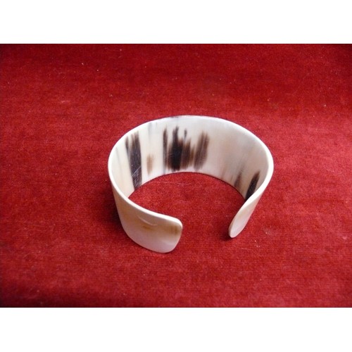 32 - BUFFALO HORN CUFF BRACELET