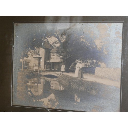 126 - FRAMED EDWARDIAN  PHOTOGRAPH