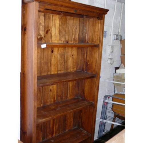 396 - TALL PINE RUSTIC BOOKCASE