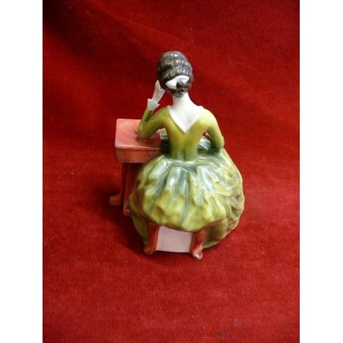 67 - ROYAL DOULTON 'CAROLYN' HN 2975 HAND MADE AND HAND DECORATED 1982 FIGURINE