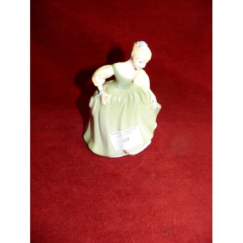 69 - ROYAL DOULTON  'FAIR MAIDEN HN2211 FIGURINE  6