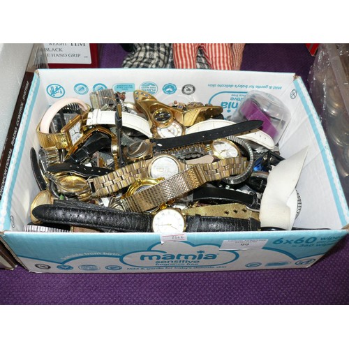 99 - BOX OF MIXED WATCHES