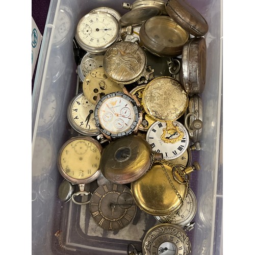 89 - SELECTION OF POCKET WATCHES FOR SPARES OR REPAIR