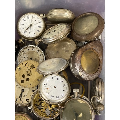 89 - SELECTION OF POCKET WATCHES FOR SPARES OR REPAIR