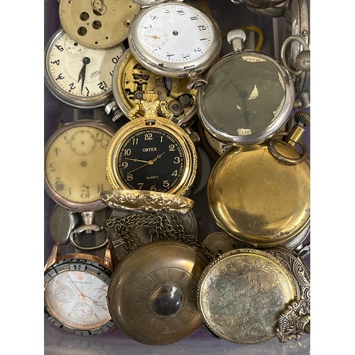 89 - SELECTION OF POCKET WATCHES FOR SPARES OR REPAIR