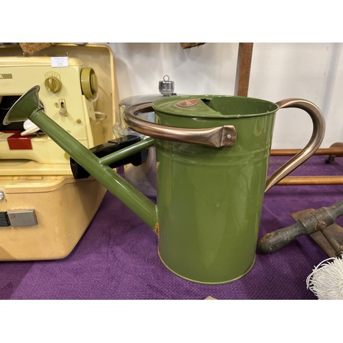 108 - GRO-ZONE WATERING CAN, 4.5L  IN SAGE GREEN AND ROSE GOLD,UNUSED