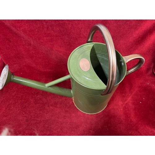 108 - GRO-ZONE WATERING CAN, 4.5L  IN SAGE GREEN AND ROSE GOLD,UNUSED