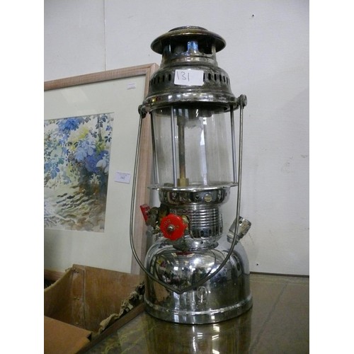 131 - ANCHOR BRAND 500 C.P. PRESSURE LANTERN WITH ORIGINAL BOX.