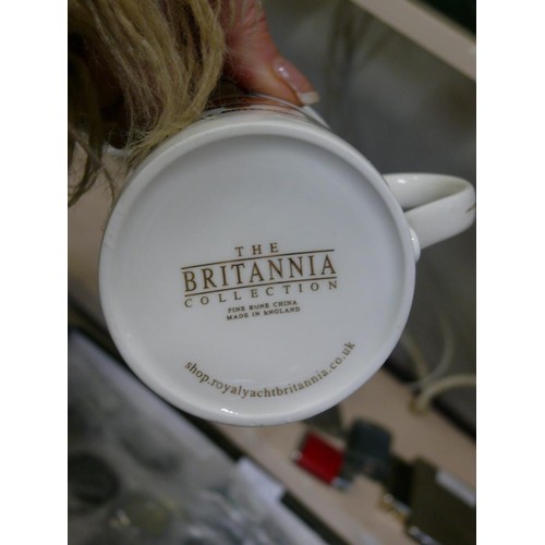 79 - H.M.Y BRITANNIA COMMEMORATIVE MUG AND BOX