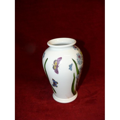 3 - A VINTAGE  VASE BY PORTMEIRION PART OF THE BOTANIC GARDEN THE HYACINTH PATTERN